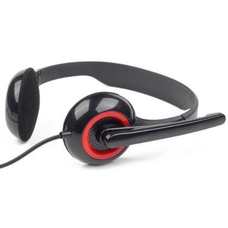 Gembird | MHS-002 Stereo headset | Built-in microphone | 3.5 mm | Black/Red - 5
